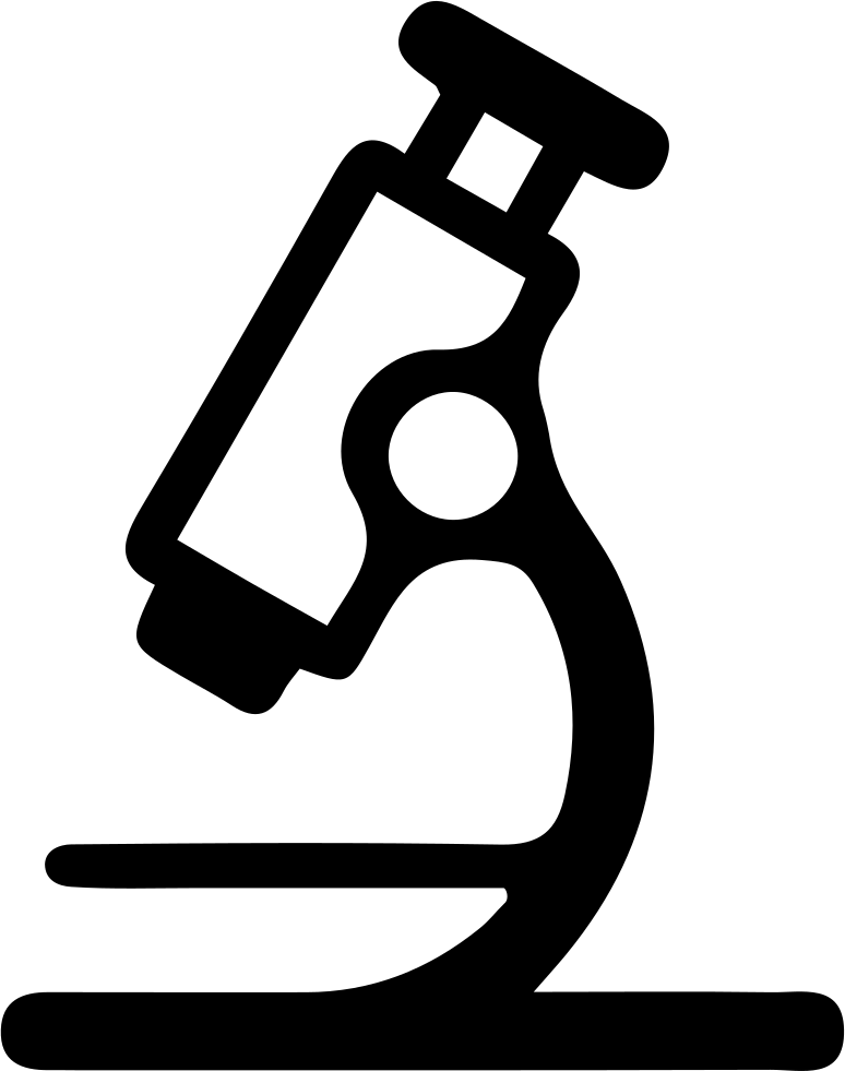microscope clipart black and white