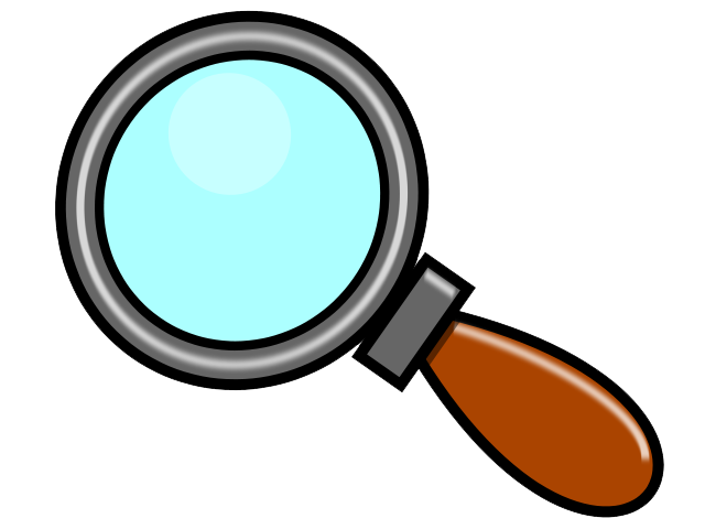 microscope clipart hand lens