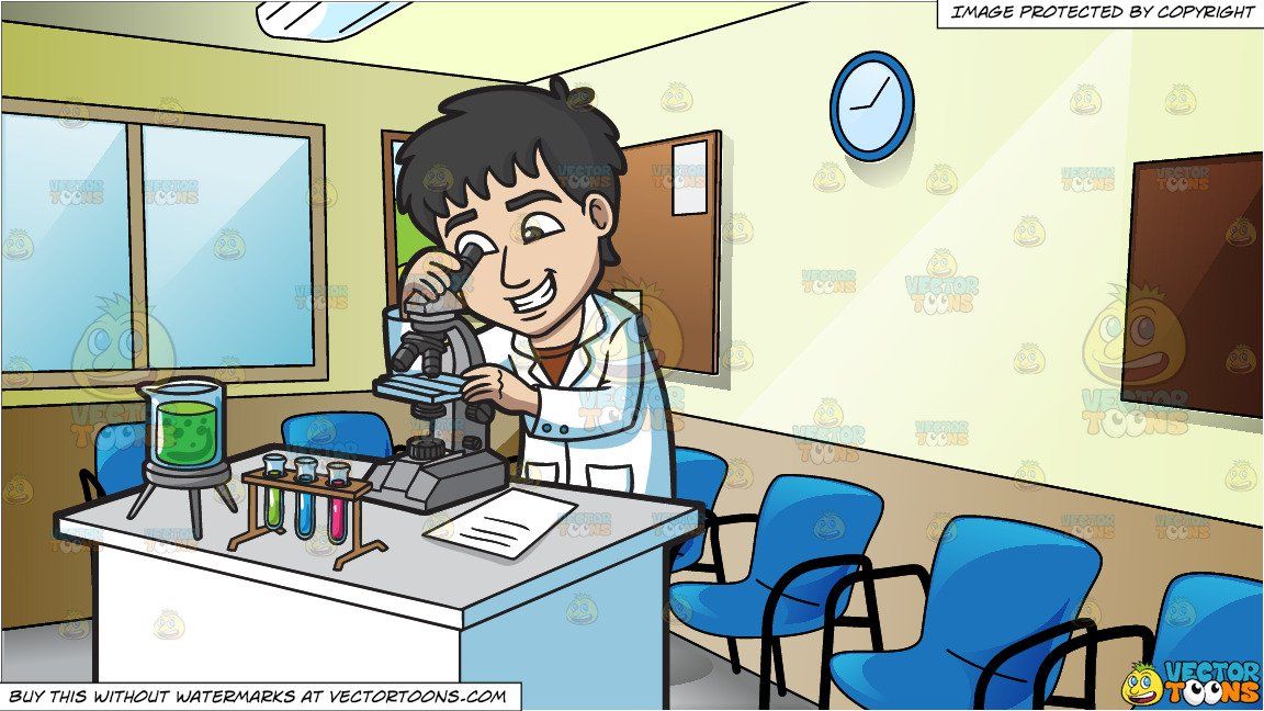 microscope clipart happy