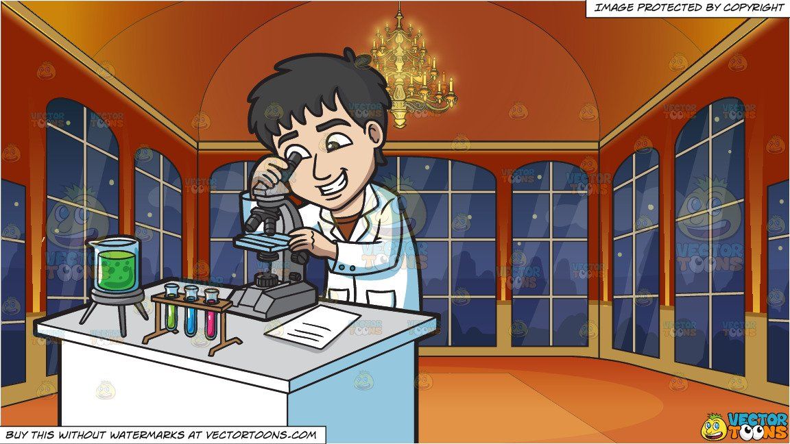 microscope clipart happy