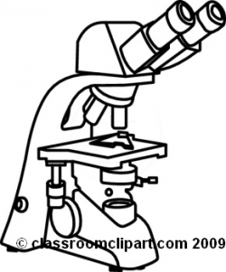 microscope clipart outline