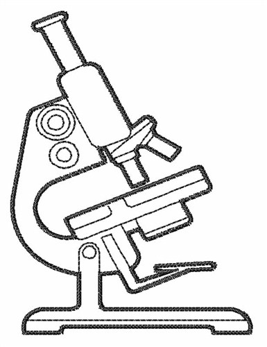 microscope clipart outline