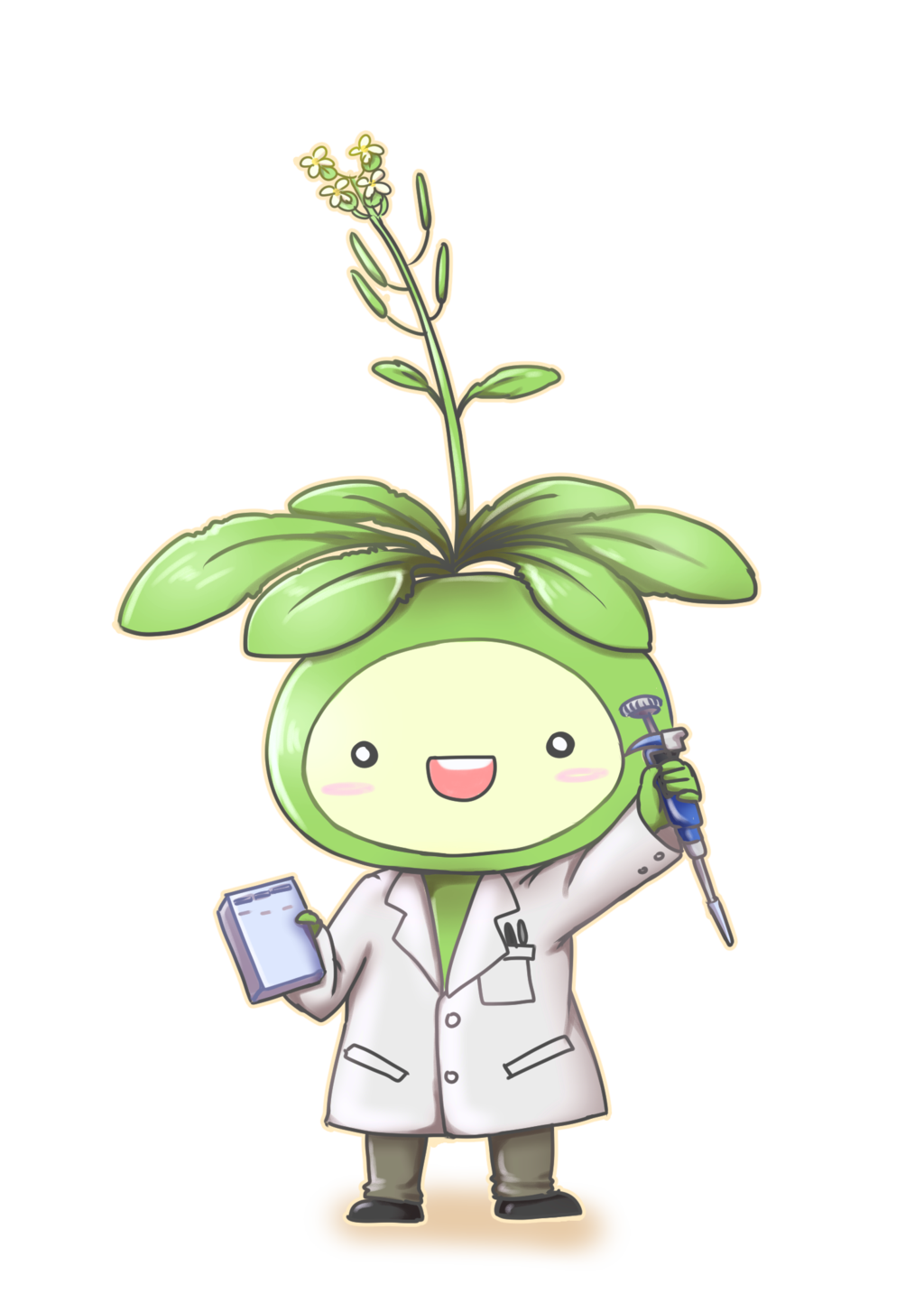 microscope clipart plant science