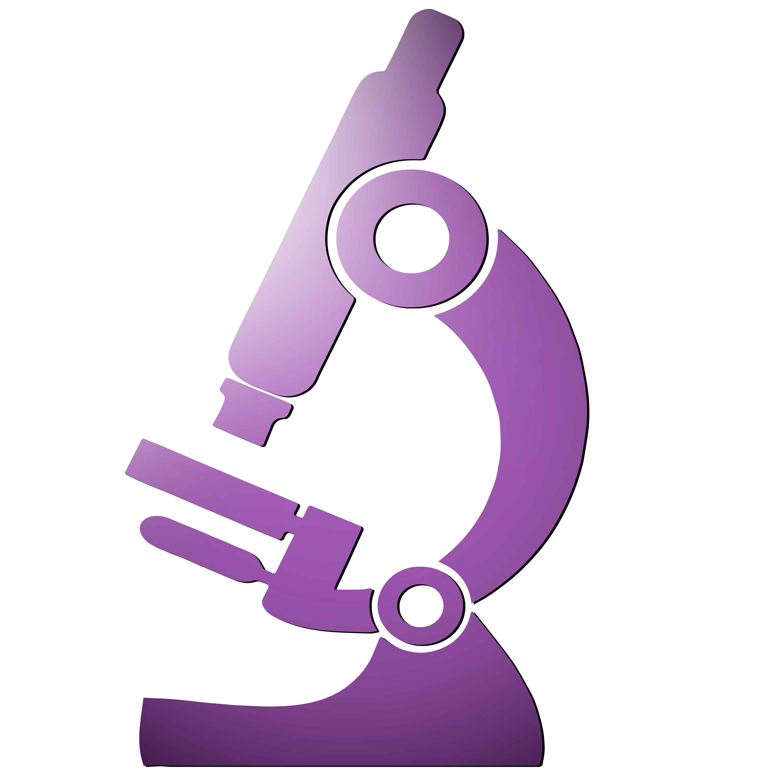 microscope clipart purple