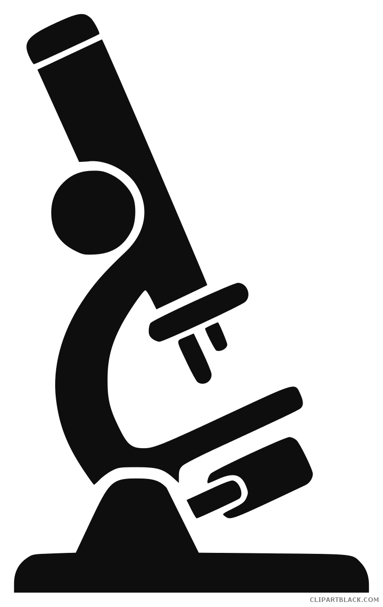 microscope clipart silhouette