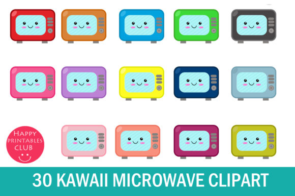 microwave clipart happy