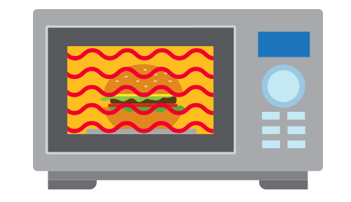 microwave clipart heat source