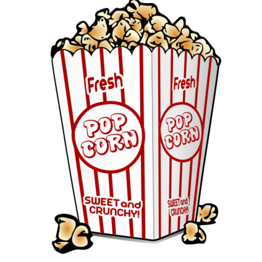 party clipart popcorn