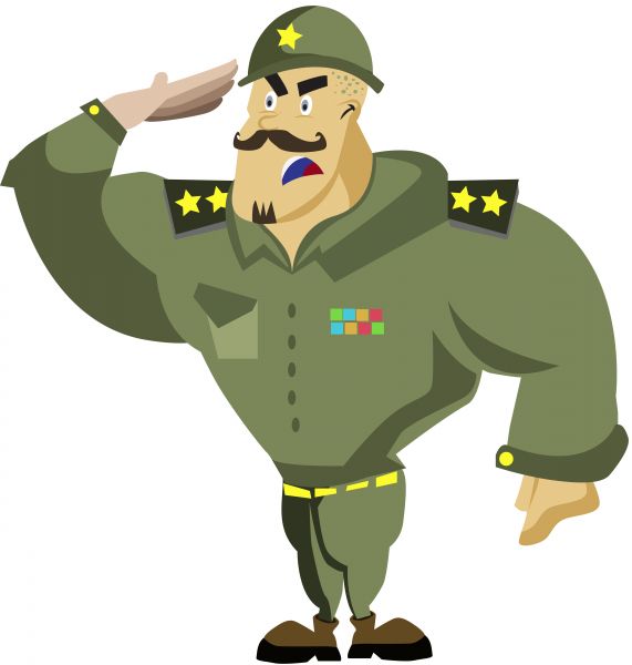 soldiers clipart soldier salute