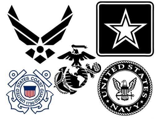 Military clipart air force soldier. Logos vector army navy