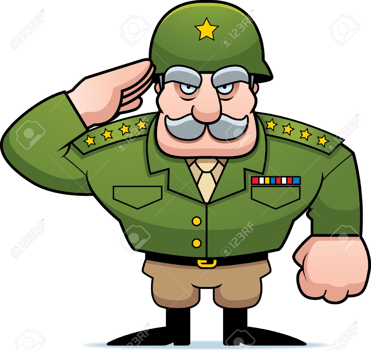 military clipart animated