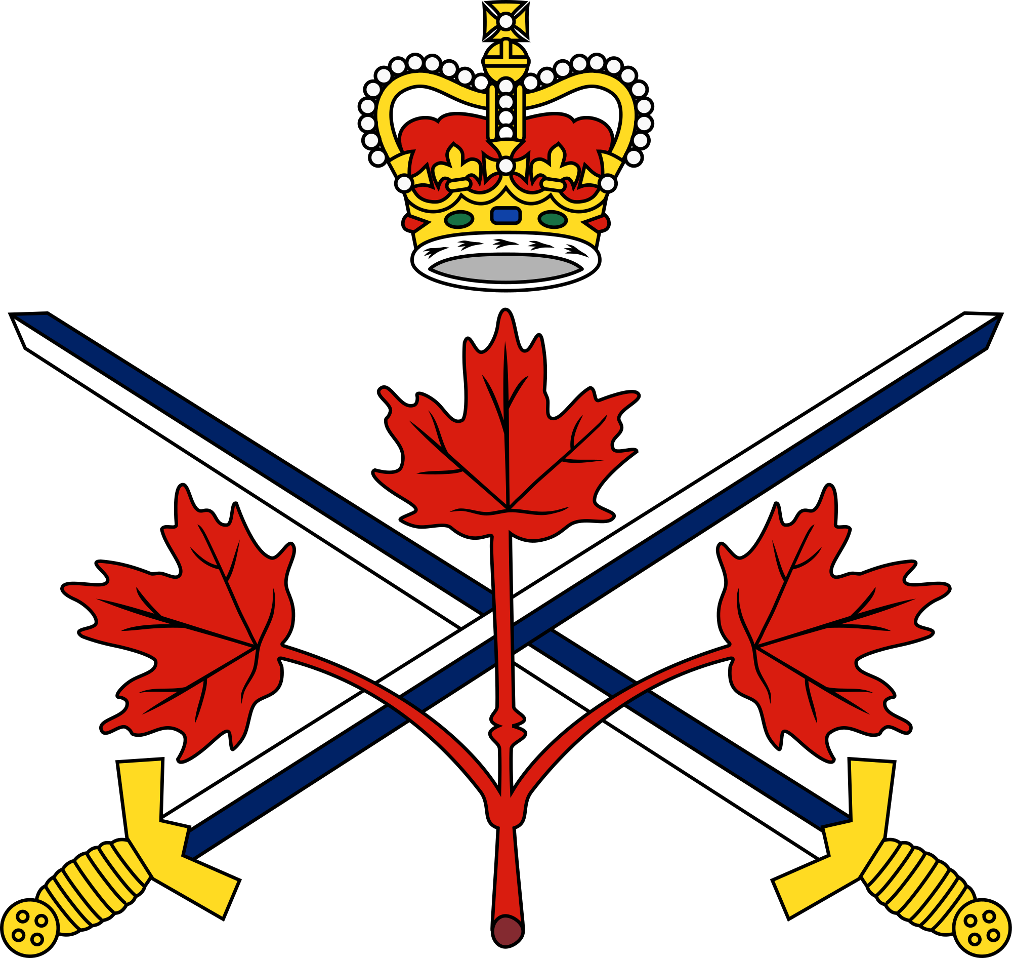 Military clipart army canadian. File lesser badge of