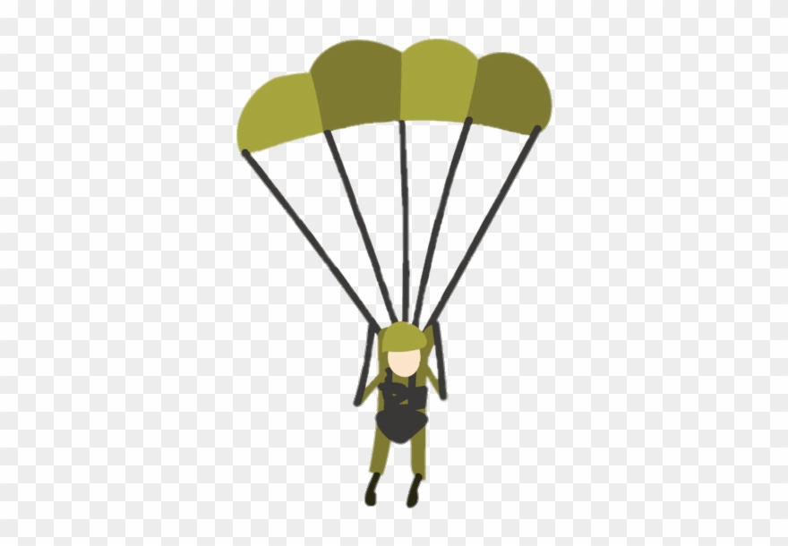 Paratrooper clip art . Parachute clipart military parachute