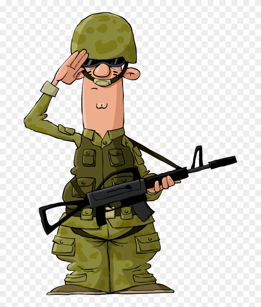 military clipart cartoon
