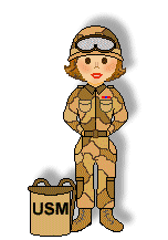 military clipart female army