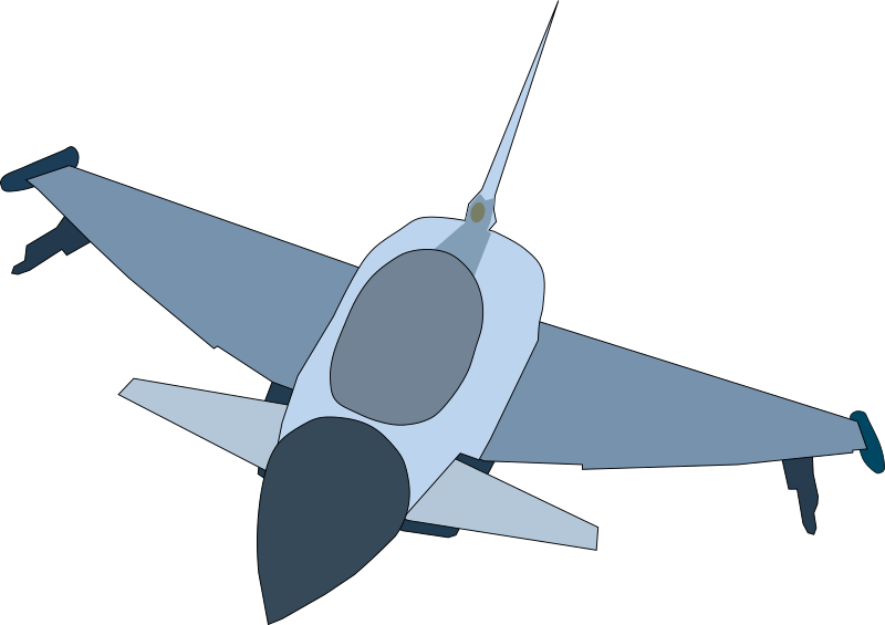 military clipart fighter plane