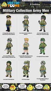 Military clipart military service. Collection army men 