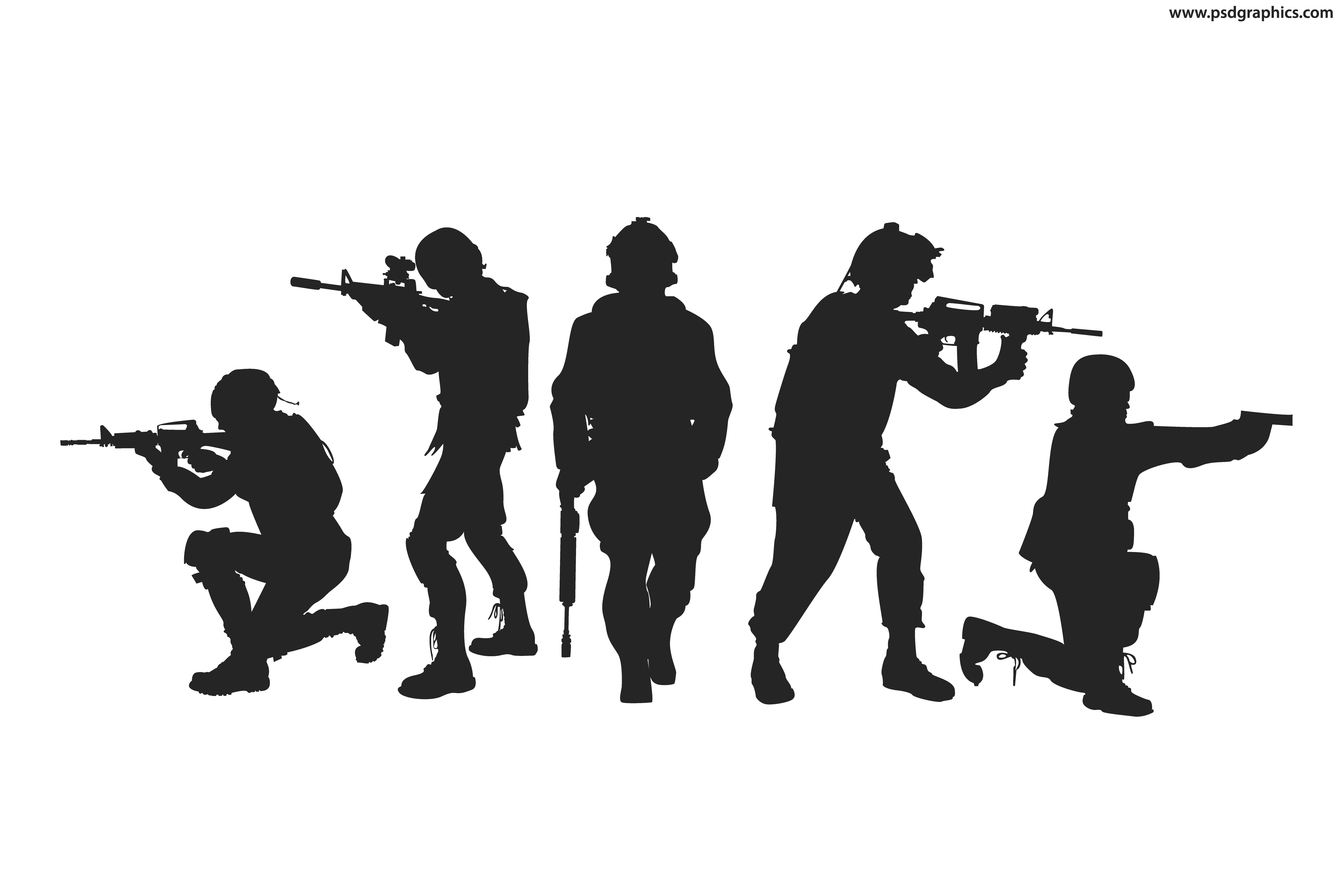 Soldiers clipart army soldier. Silhouette military png download