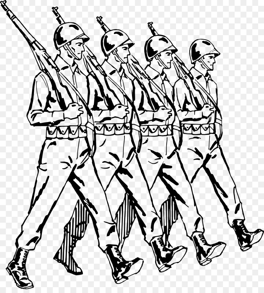 military clipart standing army