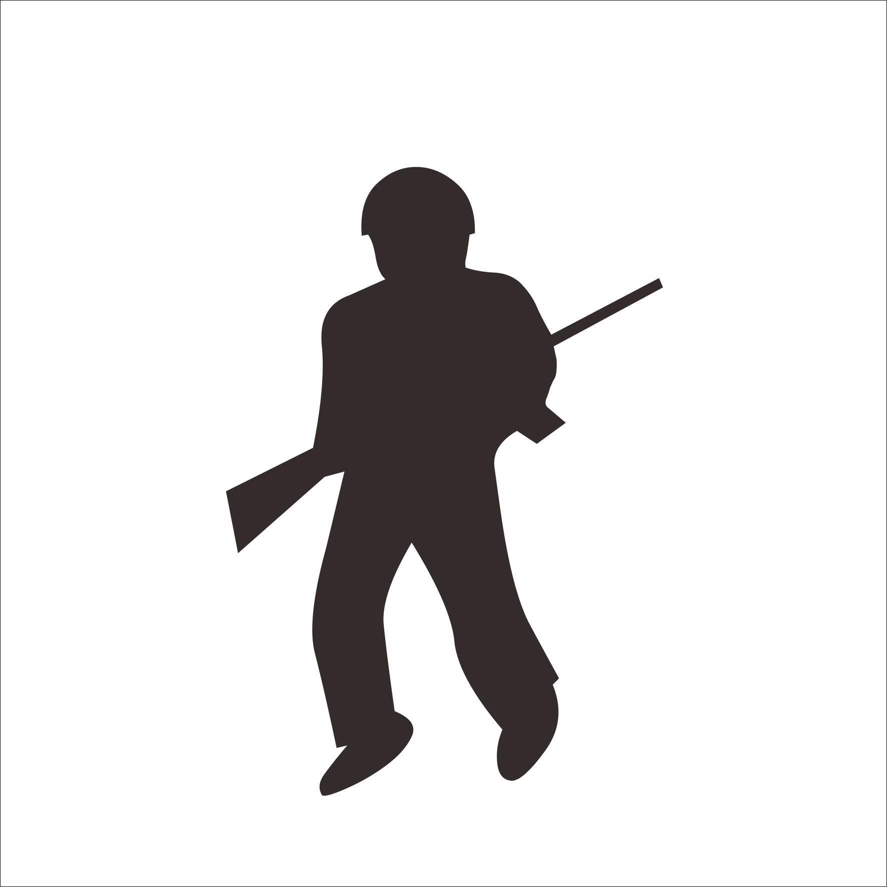 soldiers clipart soldier silhouette