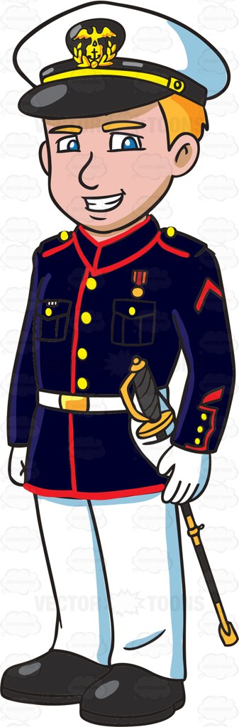 military clipart uniform marine
