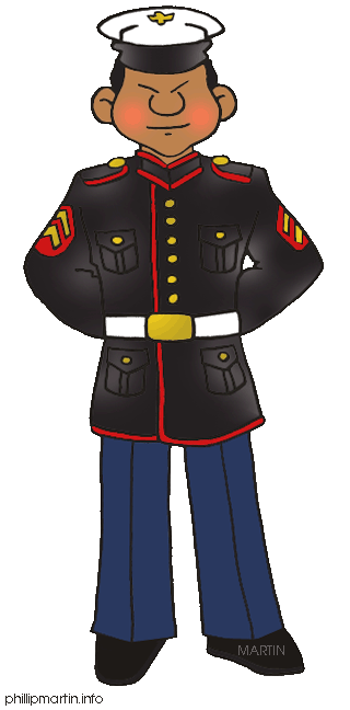 military clipart uniform marine