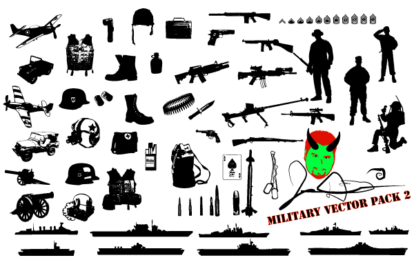 military clipart vector