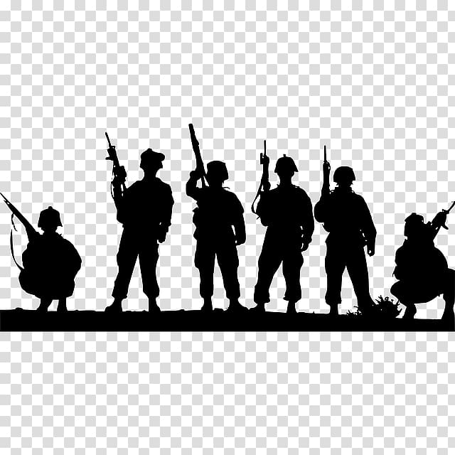 Military clipart warfare. Soldier base army silhouette