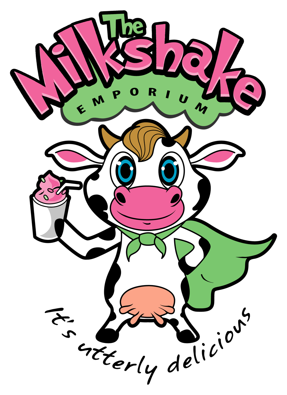 Milkshake clipart logo. Ideas alternative design cartoon
