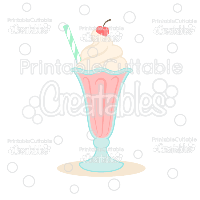 milkshake clipart printable