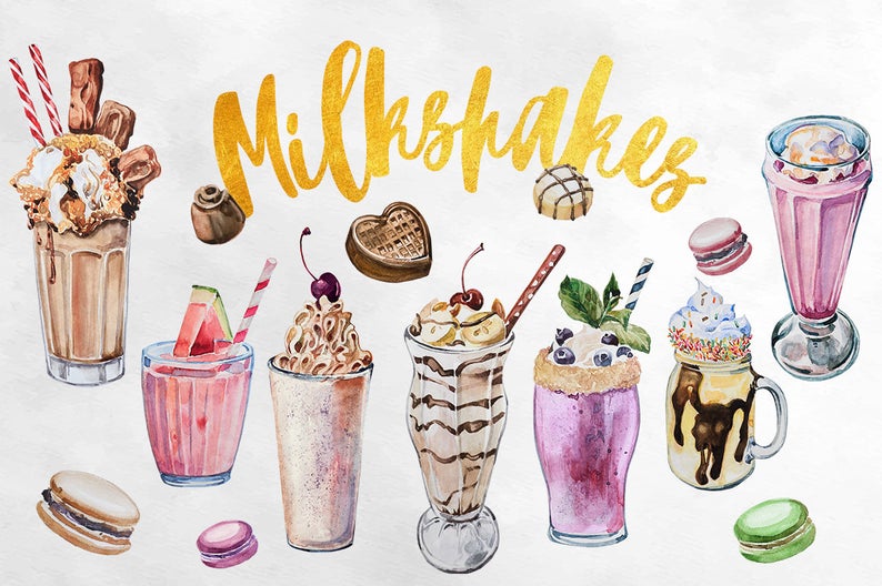 milkshake clipart shop