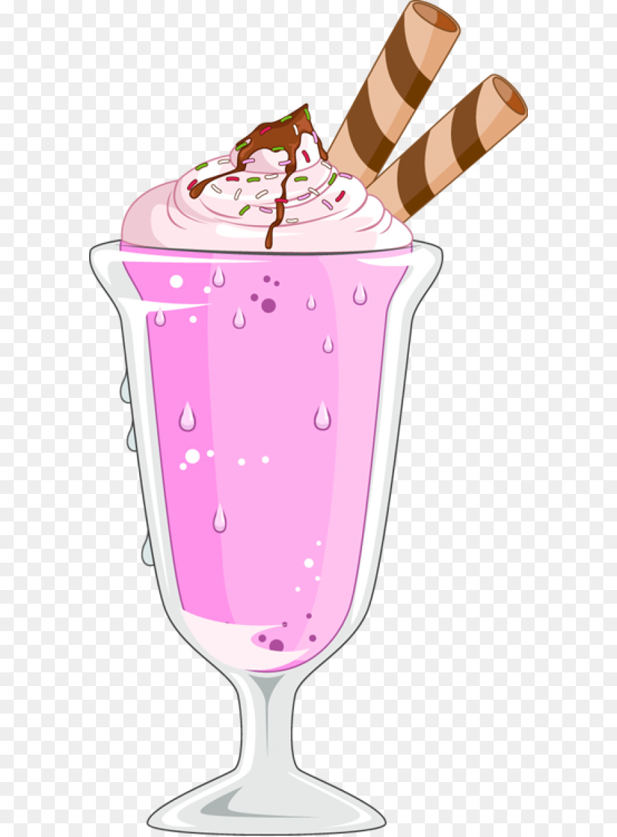 milkshake clipart sundae glass