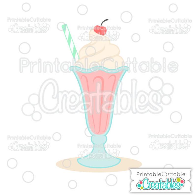 milkshake clipart themed