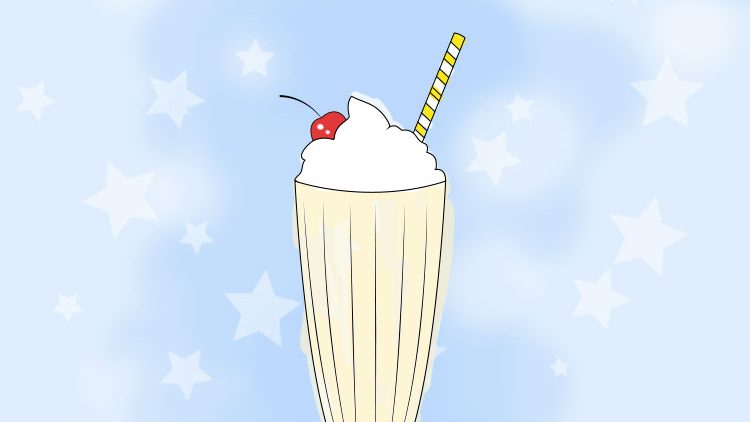 milkshake clipart vanilla milkshake