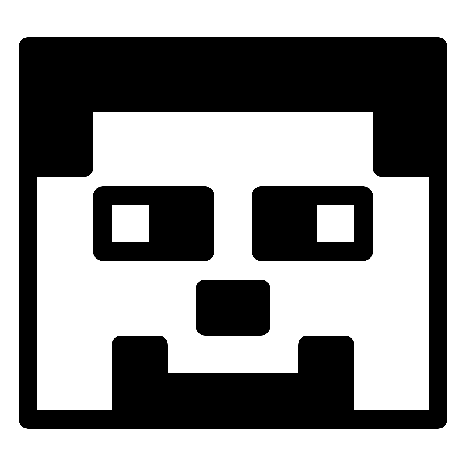 Minecraft clipart black and white.  collection of high
