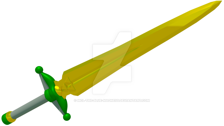 minecraft clipart blue sword