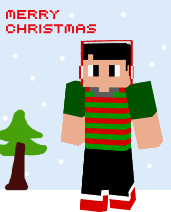 By the artist of. Minecraft clipart christmas