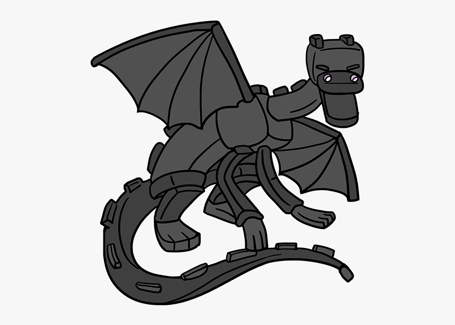 Minecraft Ender Dragon SVG