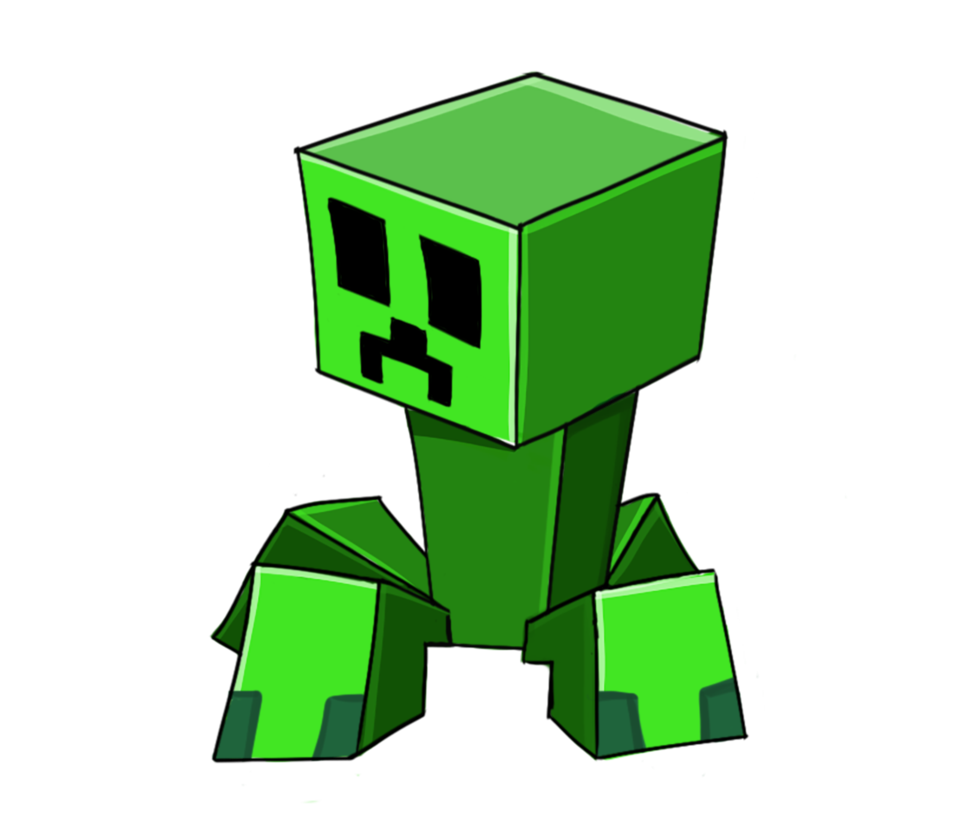 Little creeper redsheep collestion. Minecraft png images