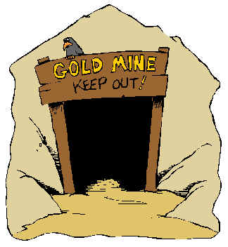 mining clipart gold mine
