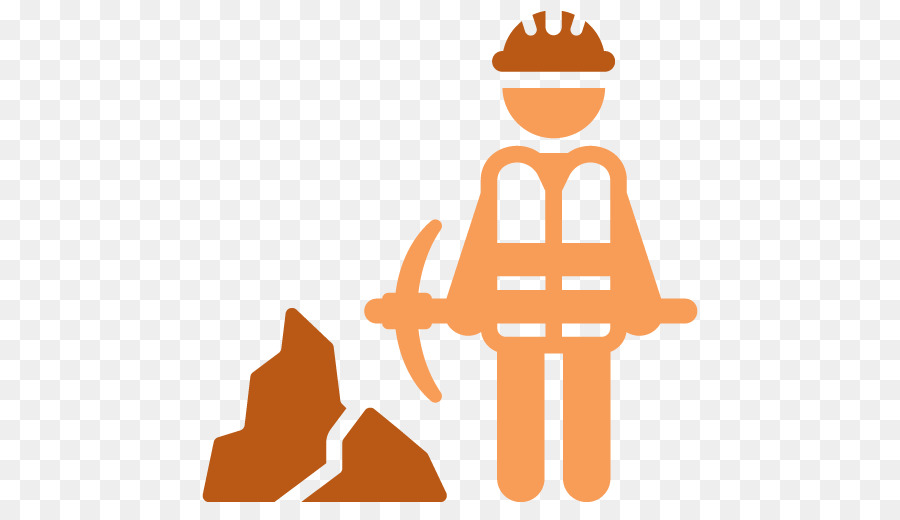 Engineering cartoon orange hand. Mining clipart mining engineer