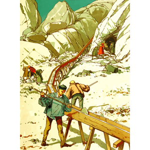 Mining clipart mining site. Gold cliparts of free
