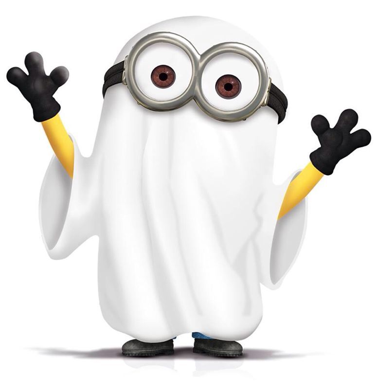 Minions funny crazy awesome. Minion clipart ghost