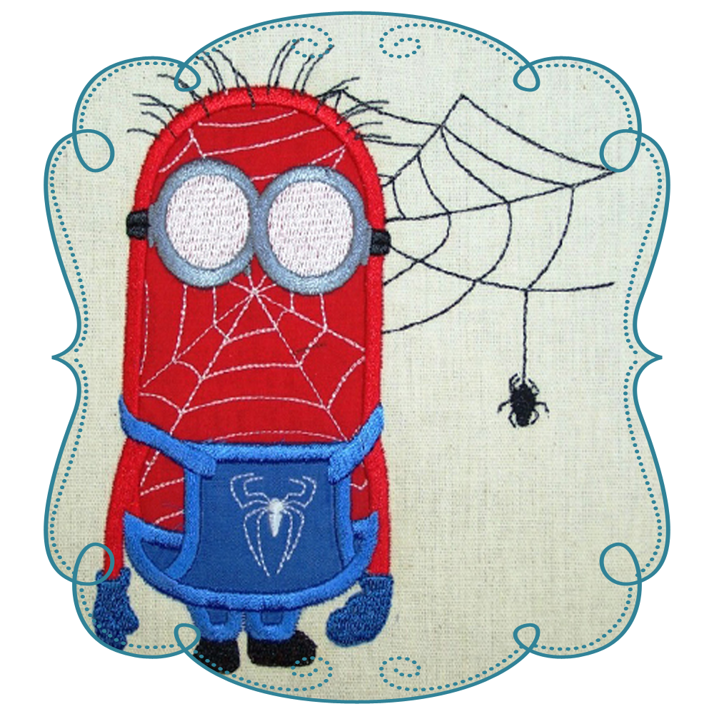 minion clipart spiderman