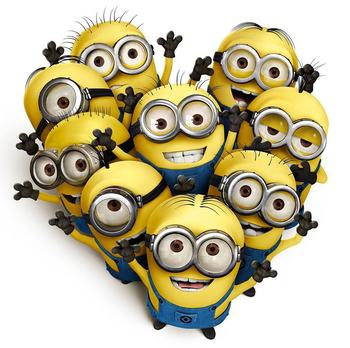 minions clipart group