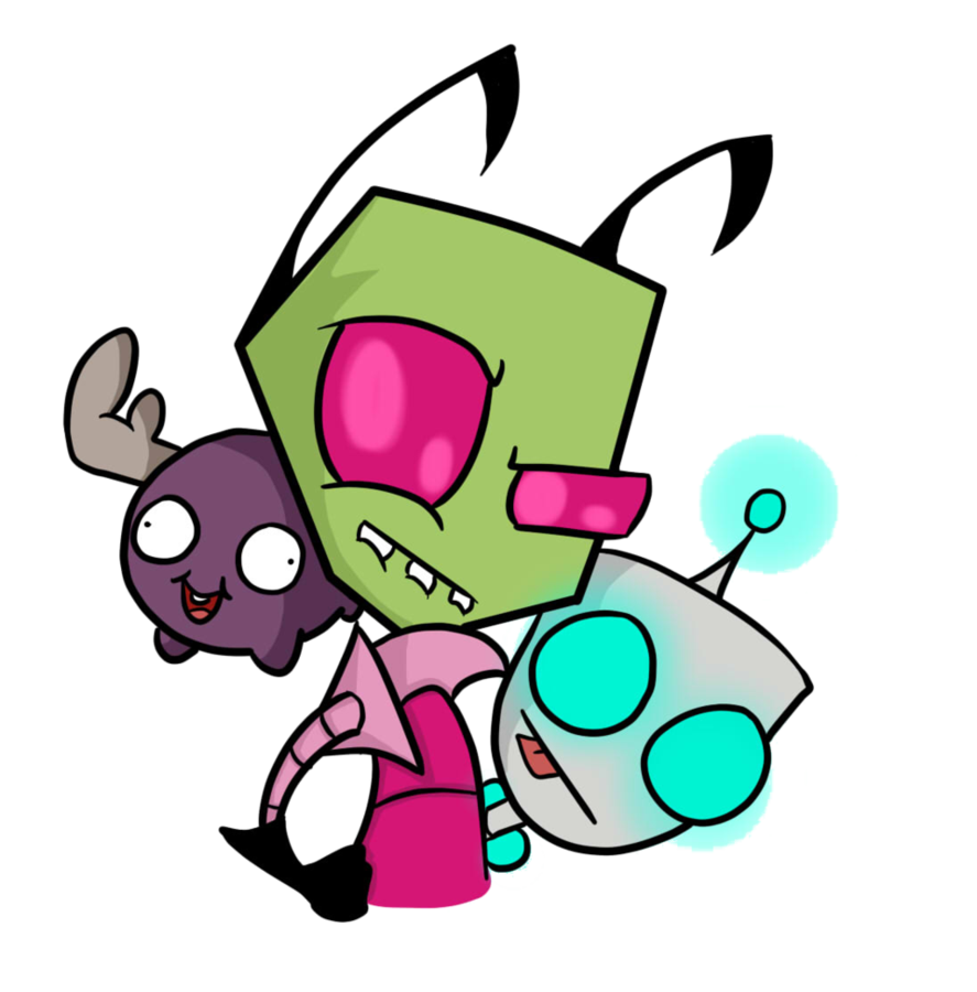 Minions clipart evil. Invader zim and his