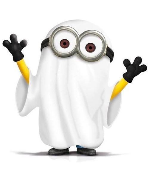 minions clipart ghost