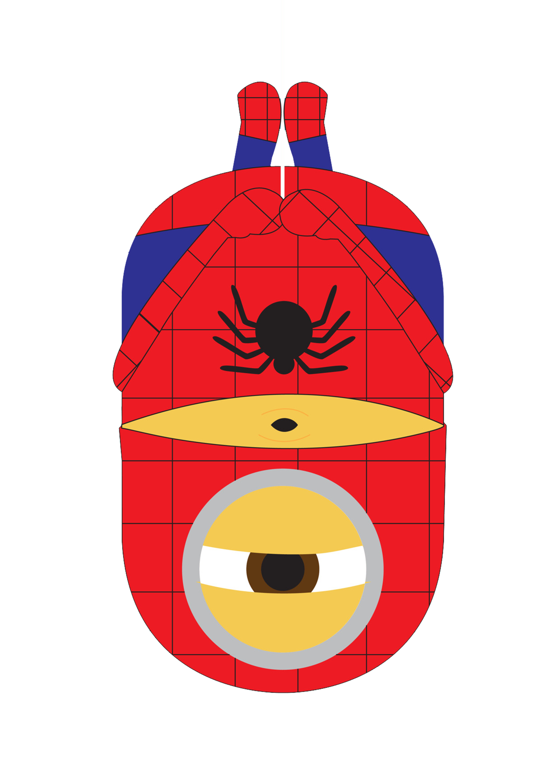 minions clipart spiderman