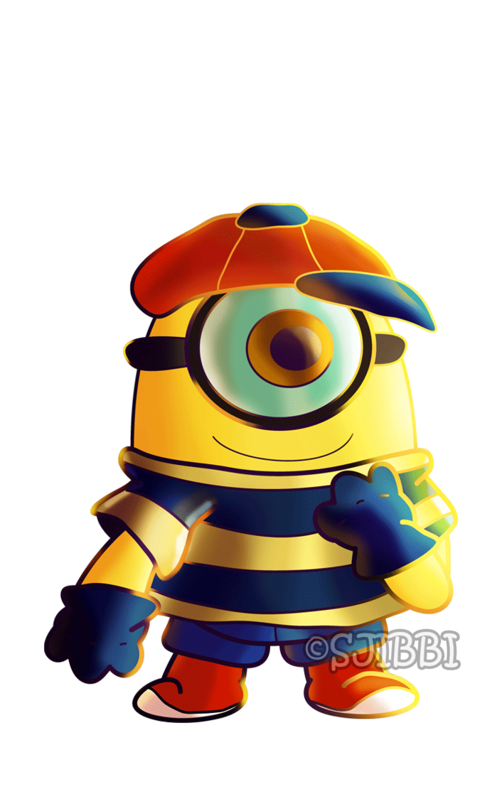 Minions clipart thank you. Ness minion by sjibbi