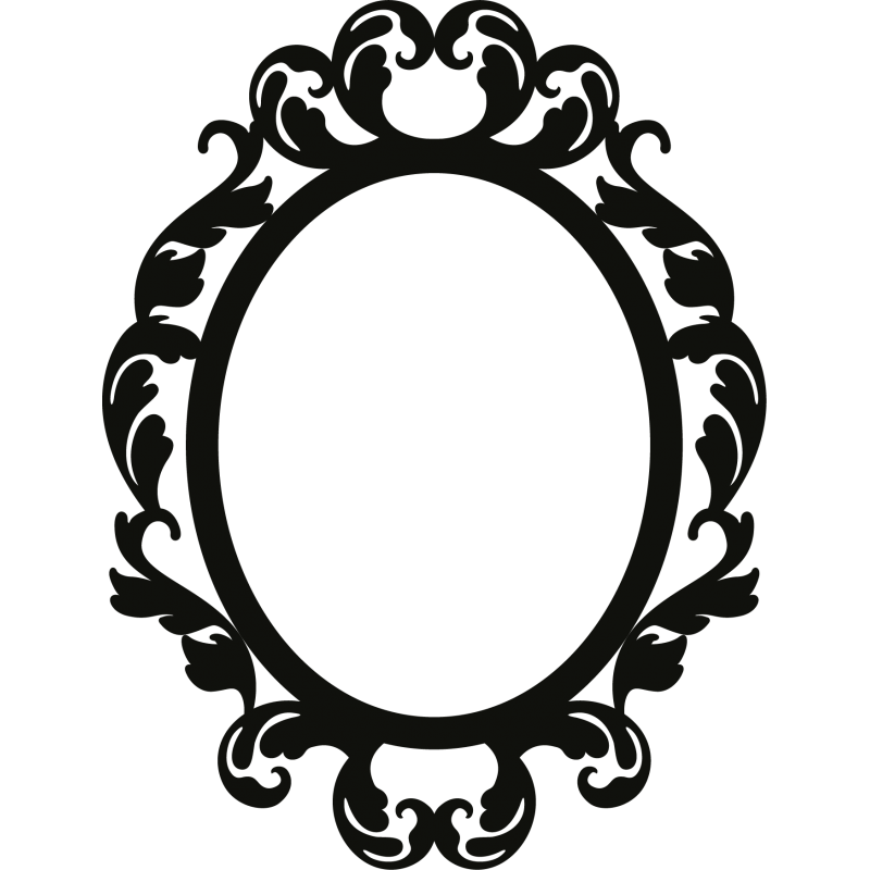 mirror clipart baroque